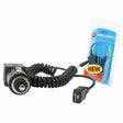 Kfz-Ladegerät mit micro USB-B Anschluss und Spiralkabel – 12/24V