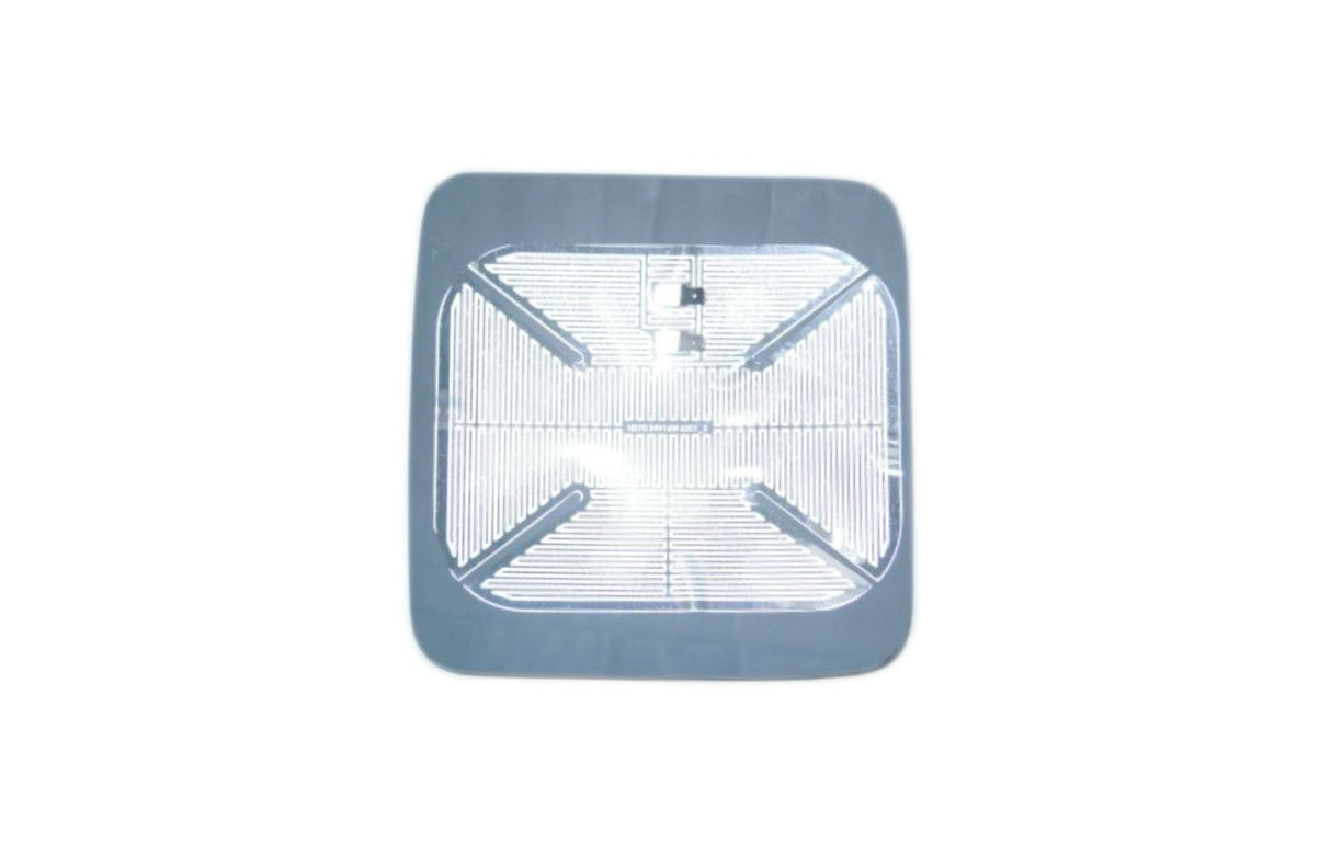 Geam oglindă încălzită pentru oglinzi de unghi mort Renault camion, 180x180 mm