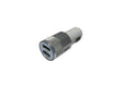 Cargador USB para coche 12/24V con doble puerto 2,1A y 1A