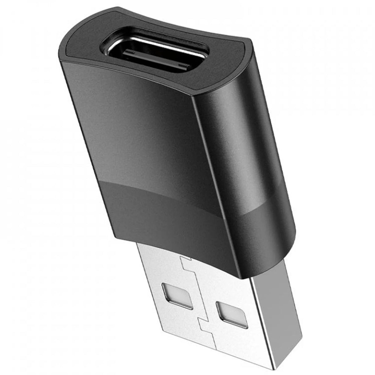 USB 2.0 na USB-C adaptér HOCO UA17, černý