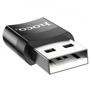 USB 2.0 na USB-C adaptér HOCO UA17, černý