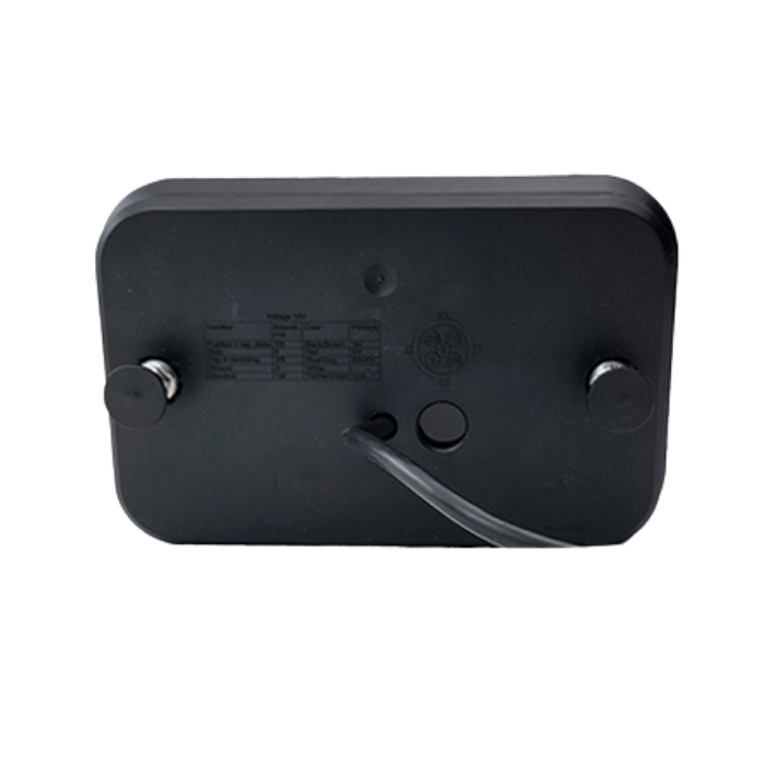 LED Rear Light with 5 Functions and Triangle Reflector, 12V