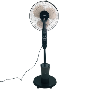 Oscillating Mist Fan with Humidifier, 2.8L Water Tank, Remote Control and Timer