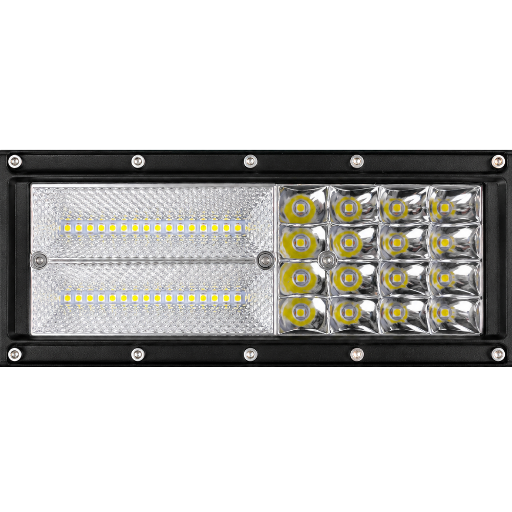 LED Work Light, Quad-Row, Combo Beam, 432W, 12/24V
