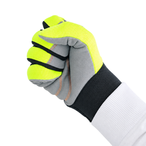 Safety work gloves High-Visibility with Double-Padded & hook and loop closure