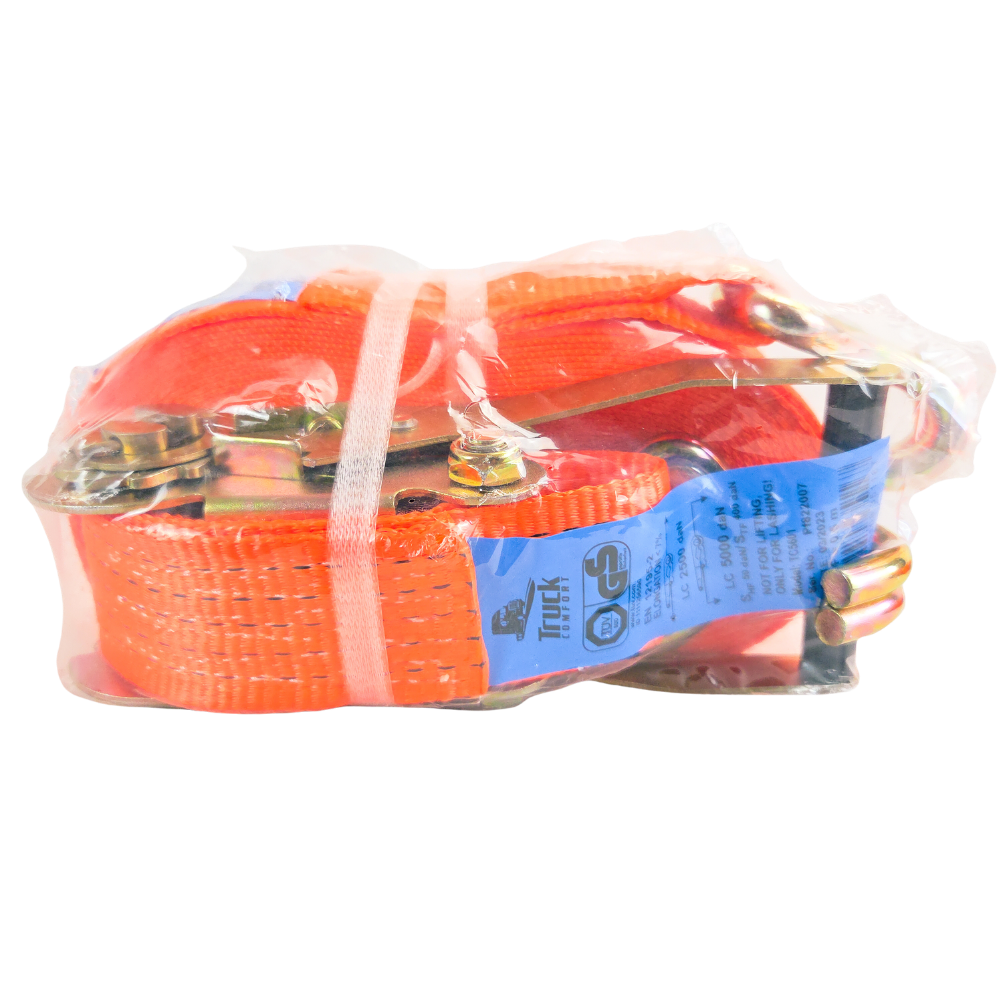 Ratchet straps for cargo securing 5T complete reinforced