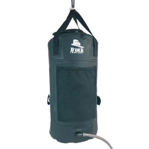 Camping shower bag portable 20L Black