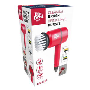 Electric cleaning brush with rotating head and 3 speeds