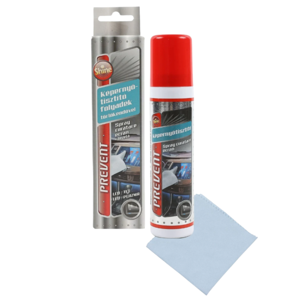Screen cleaning spray with a cloth 75ml