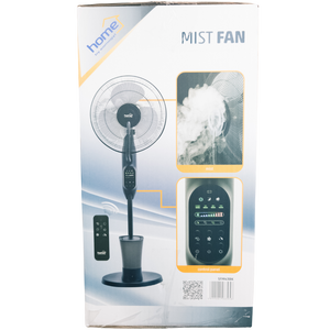 Oscillating Mist Fan with Humidifier, 2.8L Water Tank, Remote Control and Timer
