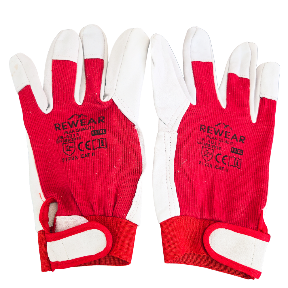 Driver Work Gloves Premium Goatskin Leather, Breathable & Secure Fit