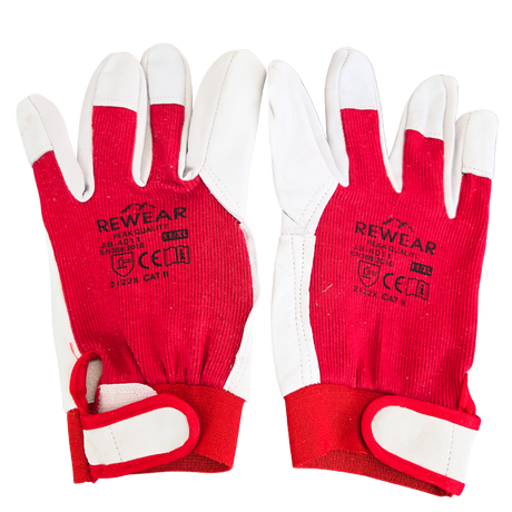 Driver Work Gloves Premium Goatskin Leather, Breathable & Secure Fit