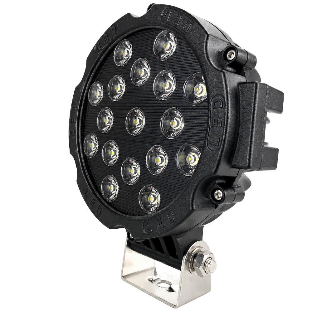 Lampa LED dalekosiężna 51W okrągła 3400 lm IP67