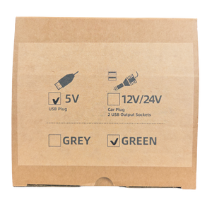 Usb fan 4inch Dual Head 360° Adjustable on Dashboard