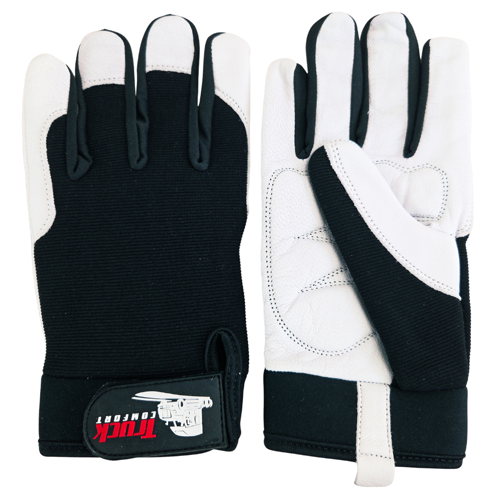 Work Gloves with Double-Padded Goatskin Palm Size 10