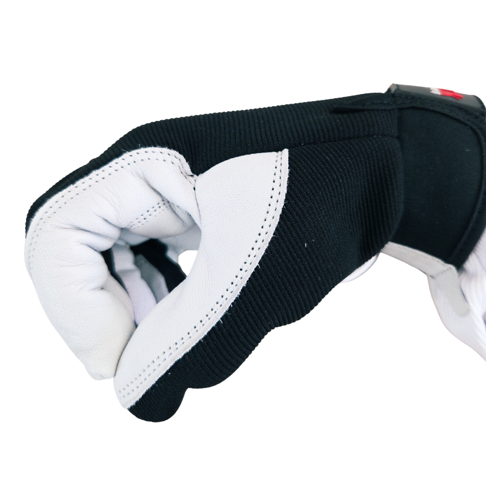 Work Gloves with Double-Padded Goatskin Palm Size 10