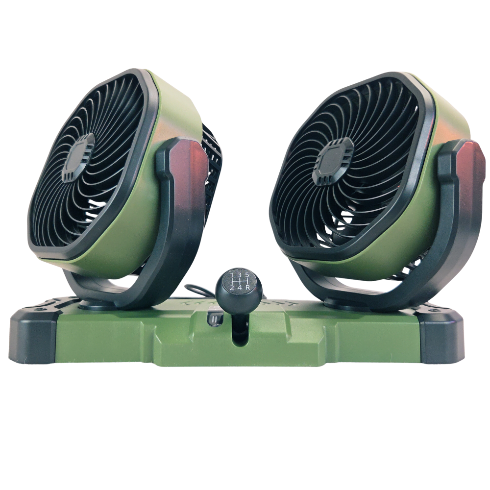 Usb fan 4inch Dual Head 360° Adjustable on Dashboard