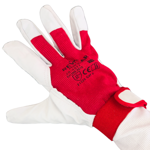 Driver Work Gloves Premium Goatskin Leather, Breathable & Secure Fit