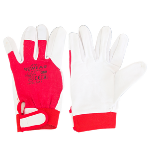 Driver Work Gloves Premium Goatskin Leather, Breathable & Secure Fit