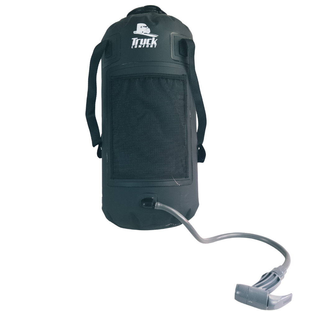 Camping shower bag portable 20L Black