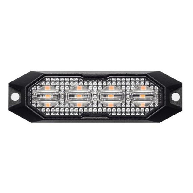 Amber Strobe Light Mini 4LED, 15 Modes – Auxiliary Warning Lamp