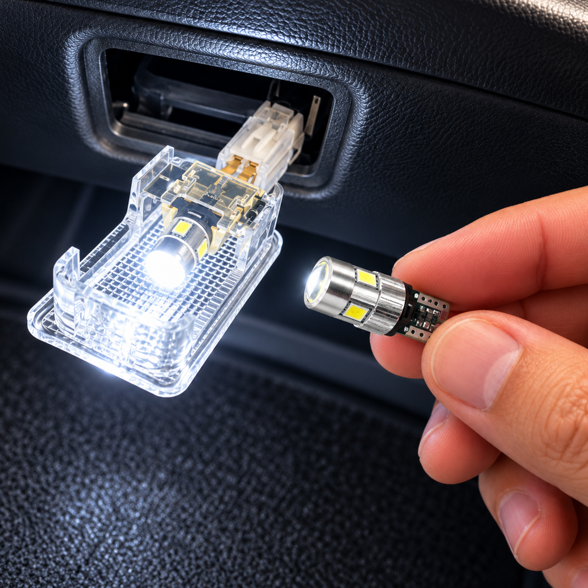 SMD LED T10 žarulja – par, bijelo svjetlo, 12V i 24V