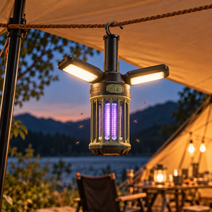 Bug Zapper Light with LED Camping Lantern, 500lm, USB-C, IPX6