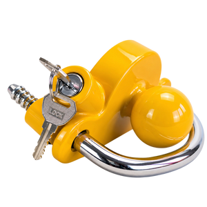 Trailer Hitch Lock Universal 50mm with Steel Shackle and 2 Keys