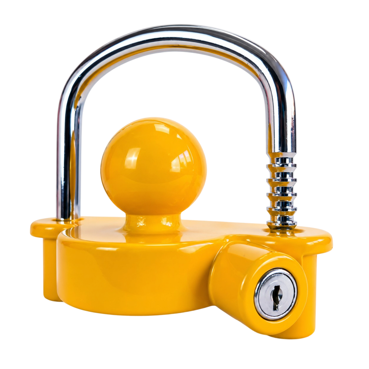 Trailer Hitch Lock Universal 50mm with Steel Shackle and 2 Keys