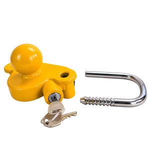 Trailer Hitch Lock Universal 50mm with Steel Shackle and 2 Keys