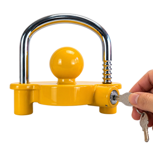 Trailer Hitch Lock Universal 50mm with Steel Shackle and 2 Keys
