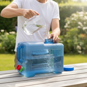 Nádoba na vodu s kohútikom 12 l, priehľadný plast