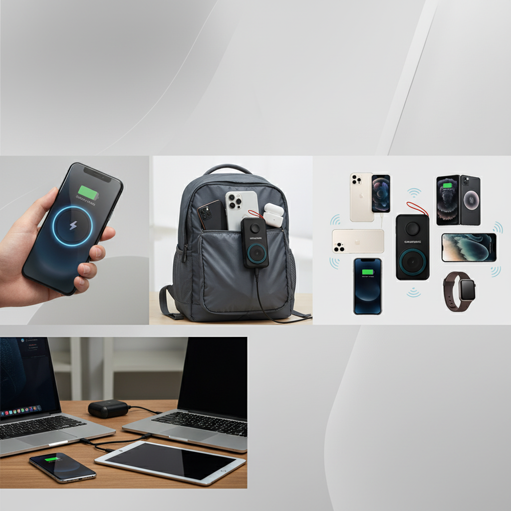 Power Bank Wireless MagSafe 10.000 mAh con Cavi Integrati