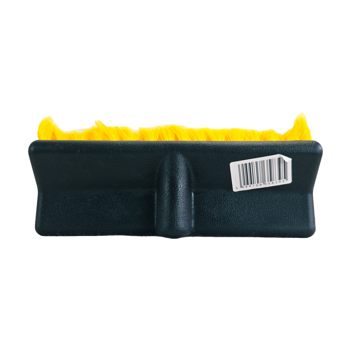 Tête de brosse lavage voiture vue de dos, la base en plastique noir