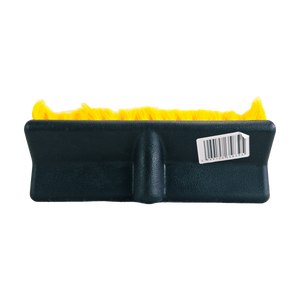 Tête de brosse lavage voiture vue de dos, la base en plastique noir