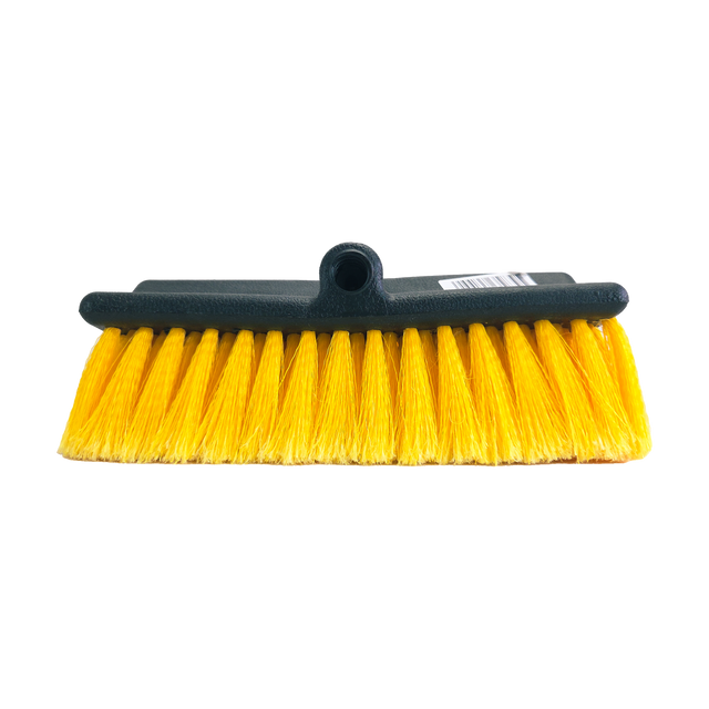 Tête de brosse lavage voiture vue de face, le raccord fileté