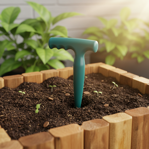 Garten-Pflanzholz für perfekte Pflanztiefe und schnelleres Gärtnern
