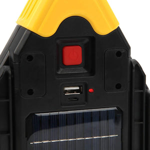 Rechargeable Solar-Powered Emergency Warning Light