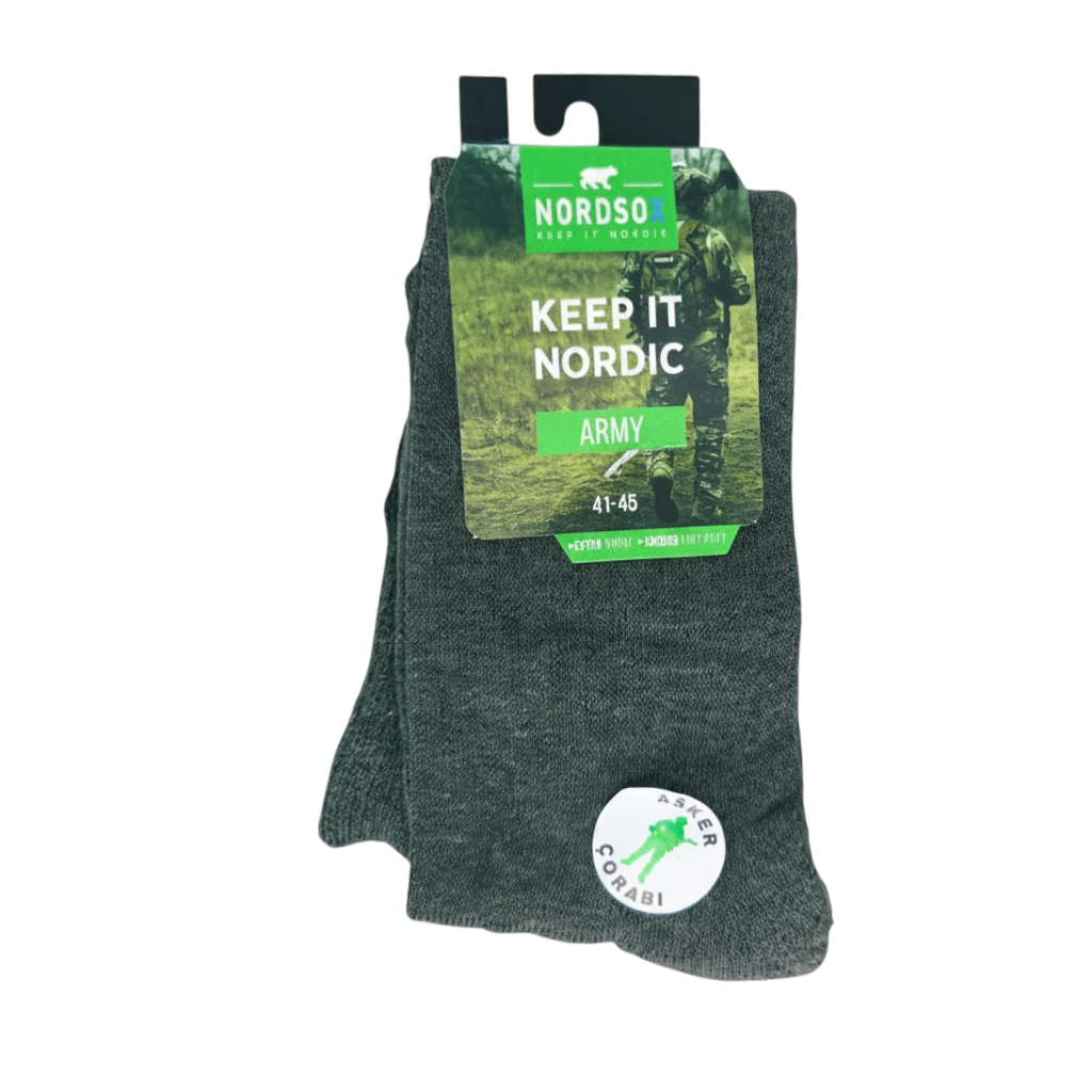 Thermal Socks Army 41–45 Long Outdoor Socks for Cold Weather