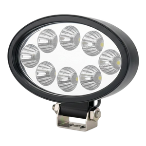Oval LED Work Light wide flood beam 1800 lm E9