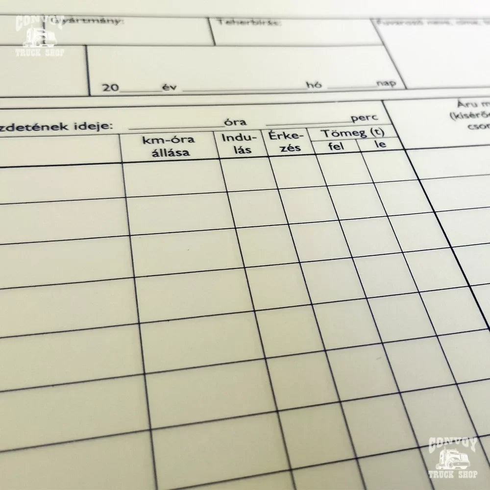 DG17 Consignment Note A4 50 x 3 Sheets