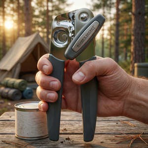 Can opener stainless steel 18,6 cm gray