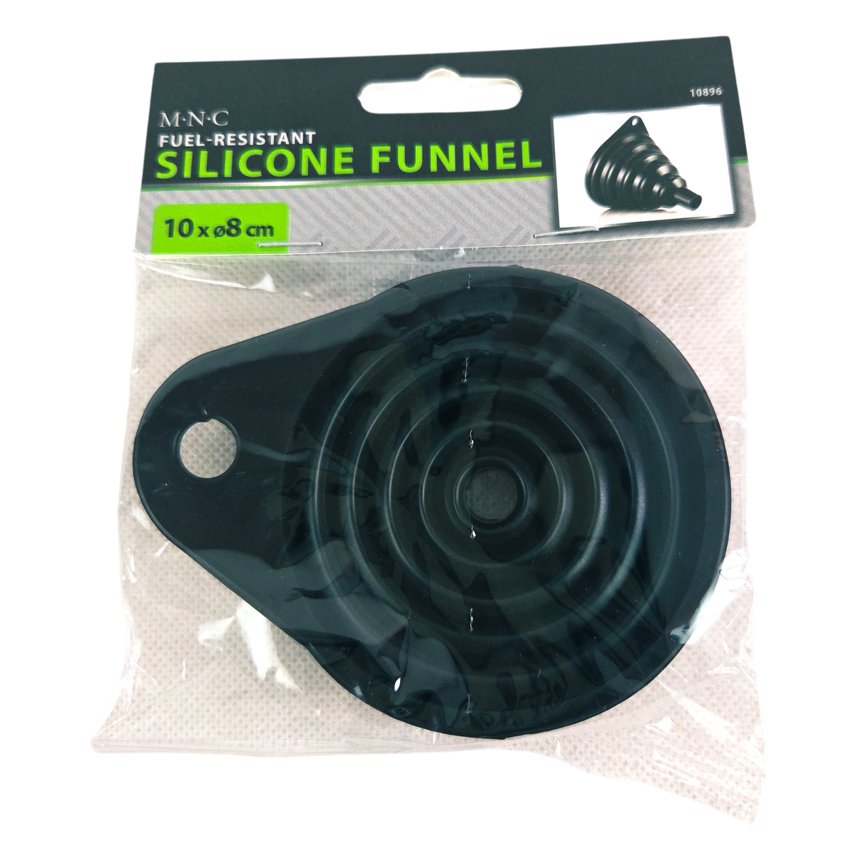 Fuel Funnel for Fuel Resistant Collapsible Silicone Funnel for Oil Petrol and Washer Fluid