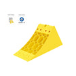 Plastic Wheel Chock with Metal Reinforcement