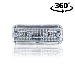 Built-In White Position Lamp with Rubber Housing