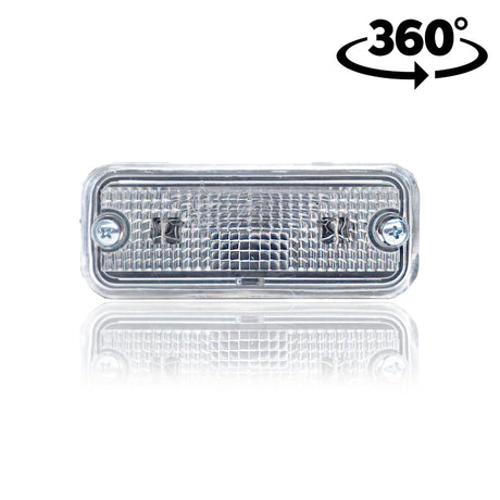 Built-In White Position Lamp with Rubber Housing