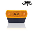 LED-Positionsleuchte Gelb mit abgerundetem Halter