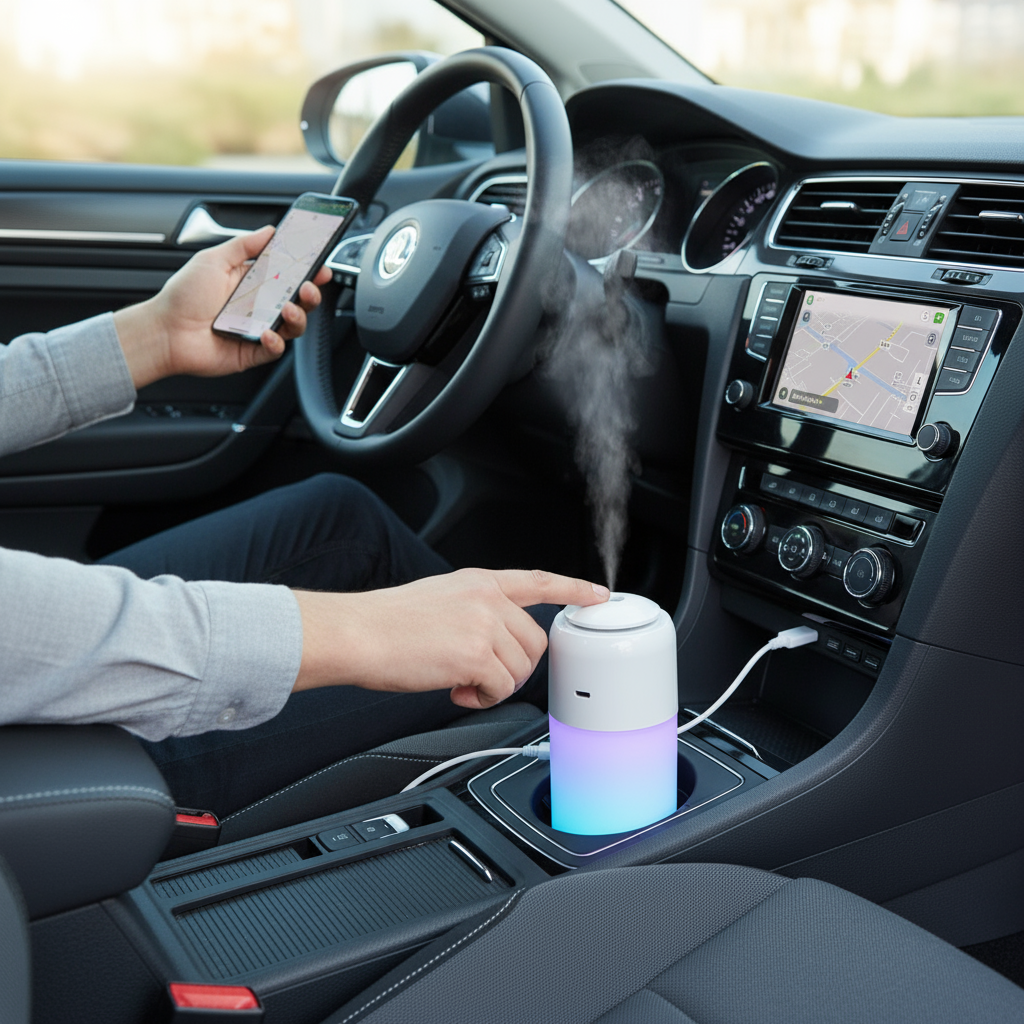 Humidifier & Air Purifier with Multicolor LED Light