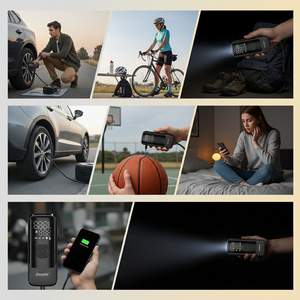 Mini Compressore Power Bank con Torcia LED Energizer PAC4000