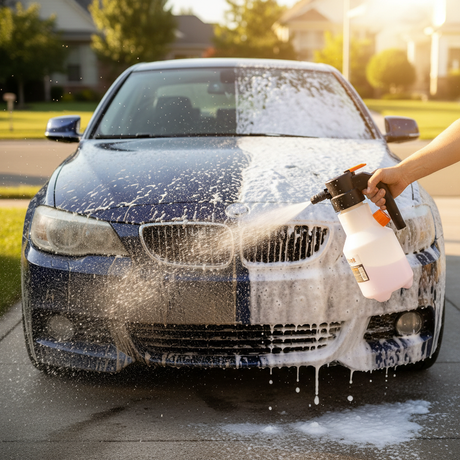 Pulverizador elétrico de espuma de neve 2L para lavagem automóvel – pistola de espuma de alta pressão
